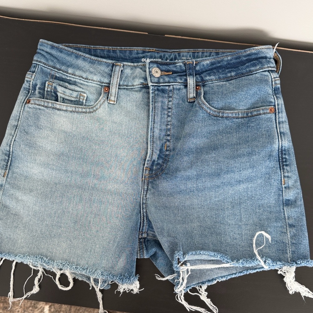 Old Navy High Rise O.G. Straight Denim Shorts